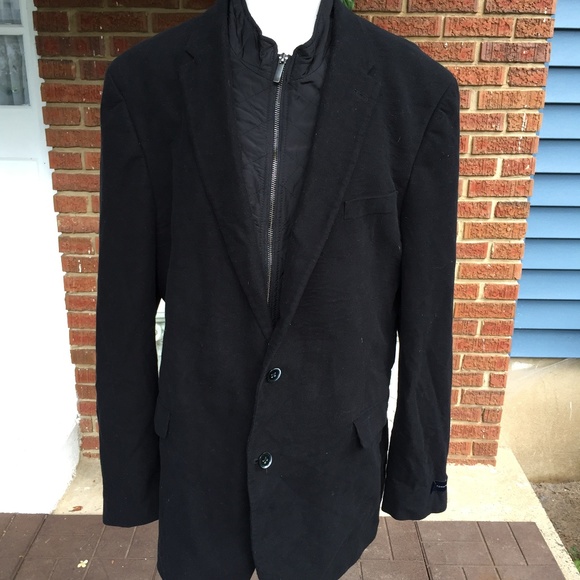 Tommy Hilfiger Other - Tommy Hilfiger-Black Fleece Button & Zip Up Jacket